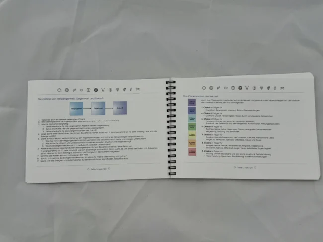 Manifestationskarten Begleitbuch Doppelseite 1